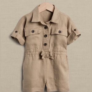 Banana Republic Linen Romper for toddler 12-18 month!